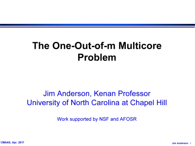 Presentation 8 -- Jim Anderson